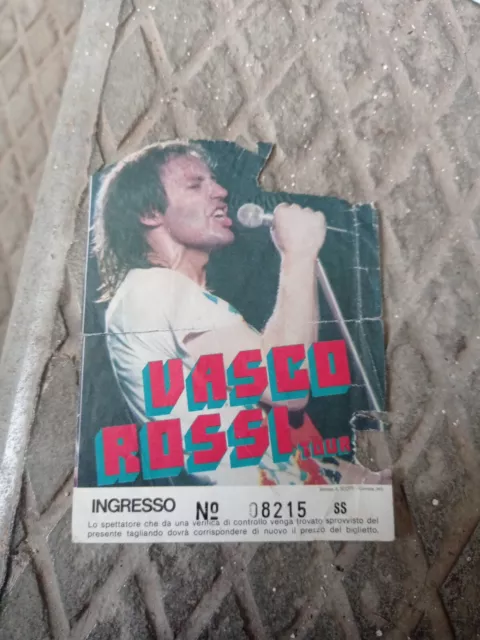 Biglietto Vasco Rossi  tour' 1985 Torino