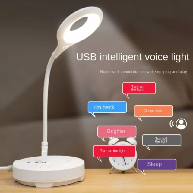 ABS USB Atmosphere Lamp White Indoor Lighting Accessories Sound Sensor