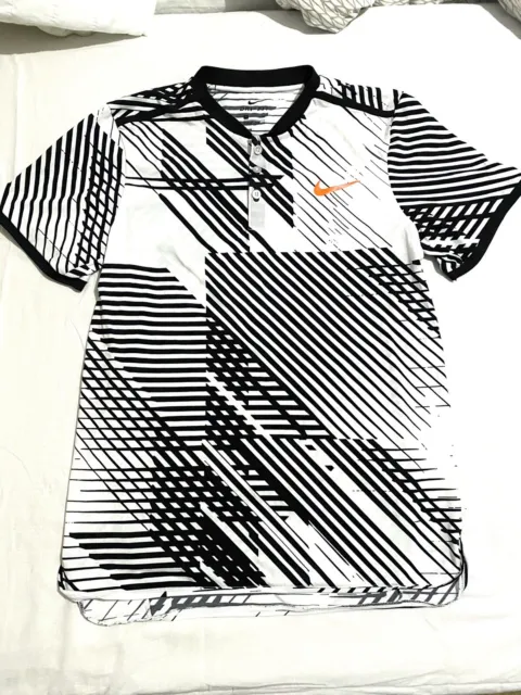 Nike Roger Federer 2017 Australian Open Tennis Shirt Small 830905-100 Nadal Polo