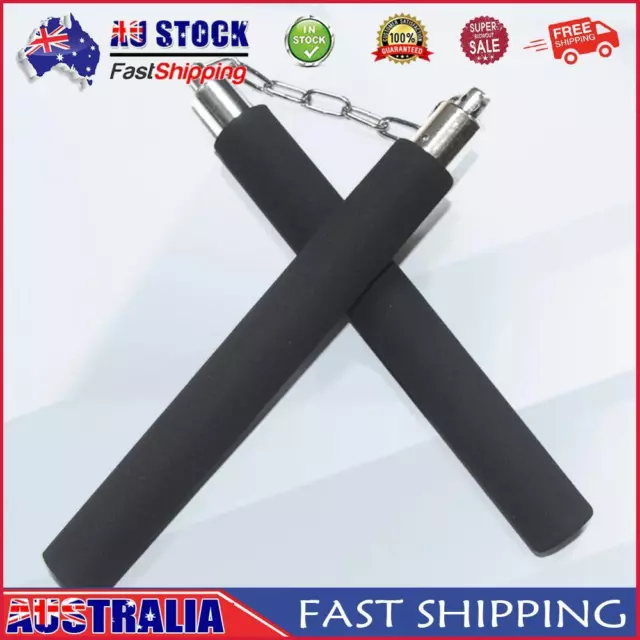 Martial Arts Nunchaku Comfortable Grip Practice Nunchucks for Kids and Adults AU