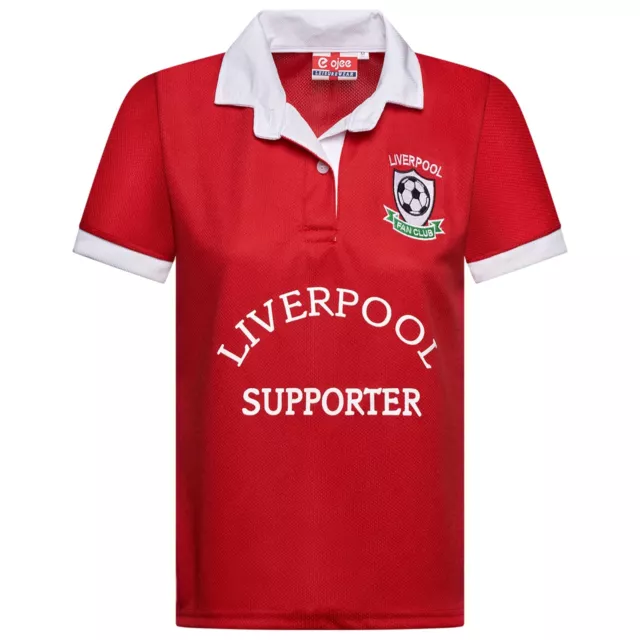 Liverpool Fan Club Football Supporter Short Sleeve  polo Shirt retro shirt