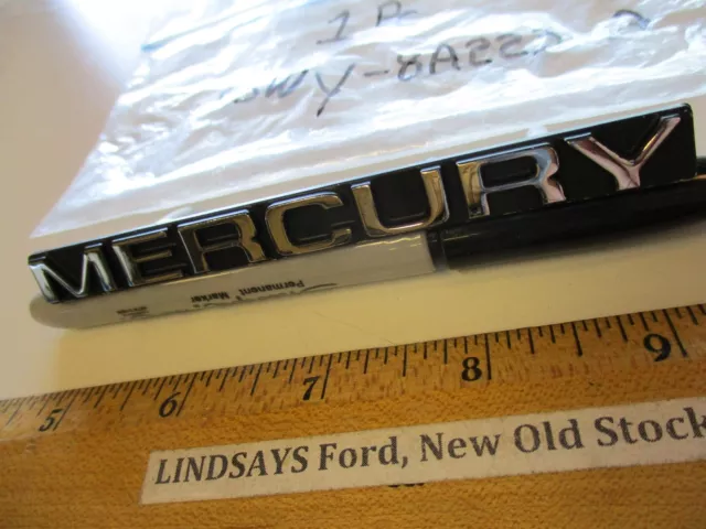 Ford 1985/1989 Mercury Cougar "Name Plate" (Grille Opening Panel) No Ford Box