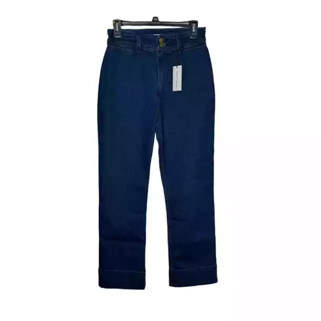 Apiece Apart Women's Jeans Baha Straight Leg Merida Denim Hi-Rise Blue Sz. 6 NWT