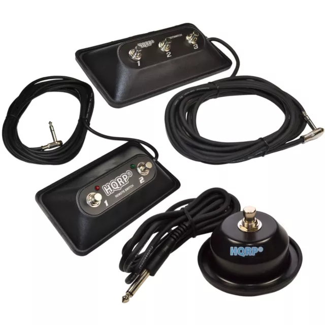 Multipurpose Guitar Amp On/Off Footswitch w/ 1/4-Inch Jack (1,2,3-Button Models)