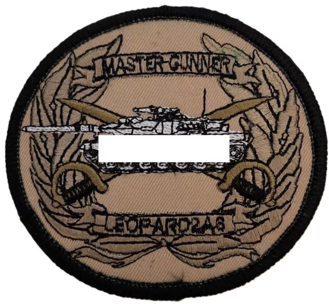 Portuguese Master Gunner LEOPARD2A6 vel©®⚙ Patch Afghanistan Made