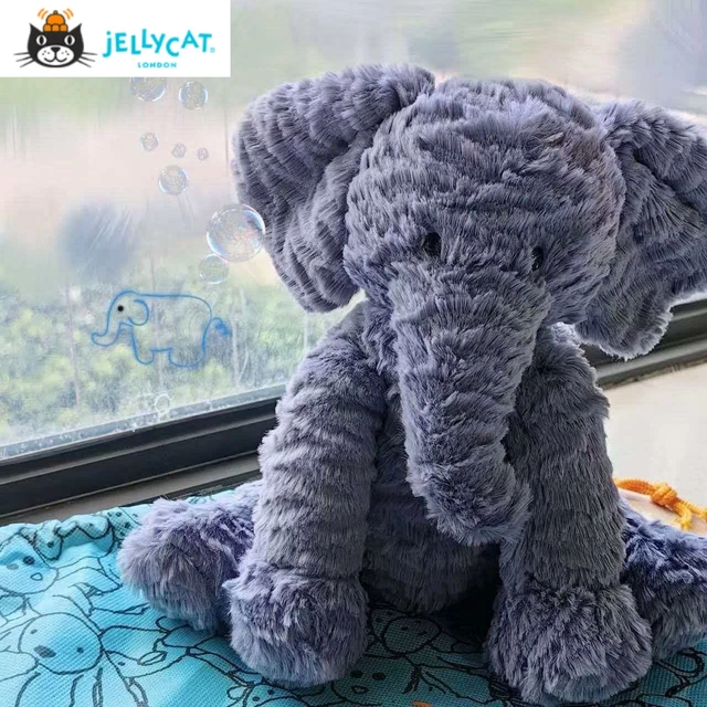jellycat-blue-elephant-christmas-fuddlewuddle-23cm-bnwt-rare-retired