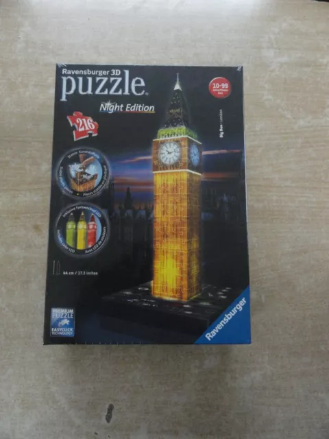Robtiendra me-Jeu de puzzle 3D en bois, Big Ben,Tower Bridge, DIY