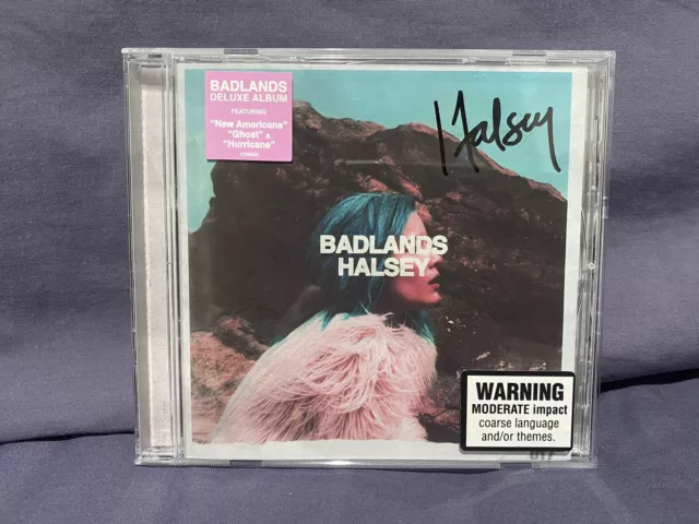 Halsey SIGNED Autographed Badlands Deluxe Edition CD Album