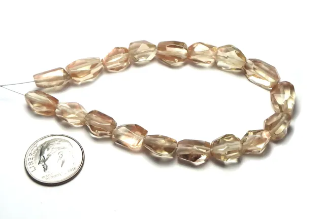 7.5" Strand OREGON SUNSTONE 10-13mm Nugget Beads AAA NATURAL /N32