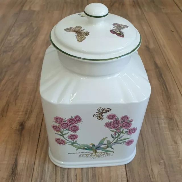 Prinknash pottery large ceramic storage jar, Florabunda, Cottagecore, country