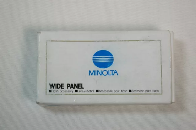 Diffuser wide angle panel adapter for Minolta 280PX Flash 8808-500 unused in box