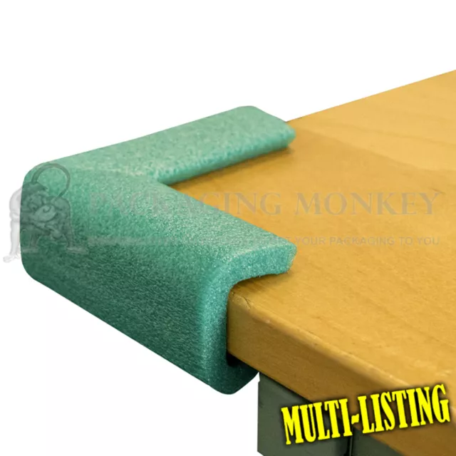 Strong Flexible Foam Corner Edge Protectors For Edges *Full Range Of Sizes*