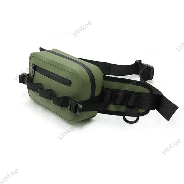Portable Fanny Fishing Storage Pack Fishing Tackle Bag w/ Adjustable Waist  Strap 