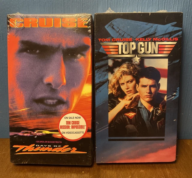 TIM CRUISE 80S VHS LOT Top Gun, Days Of Thunder BRAND NEW SEALED