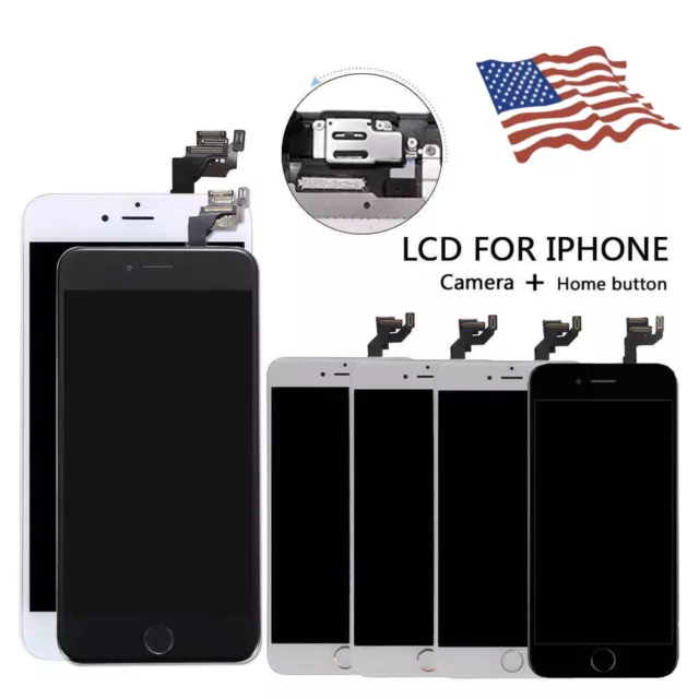 LCD Display Screen Touch Digitizer Replacement +Camera For iPhone 8 6 6s 7 Plus