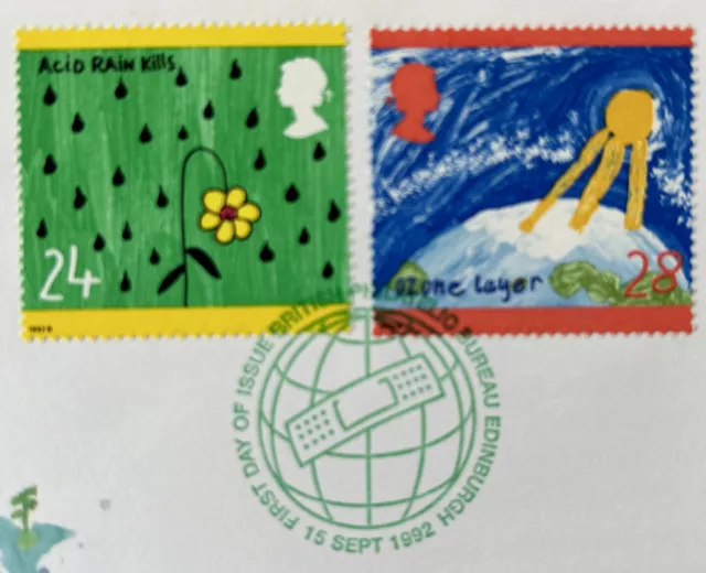 Royal Mail First Day Cover: The Green Issue, issued 15 September 1992 3