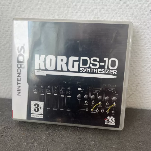 Boîte Vide KORG DS-10 Synthesizer Jeu Nintendo Ds