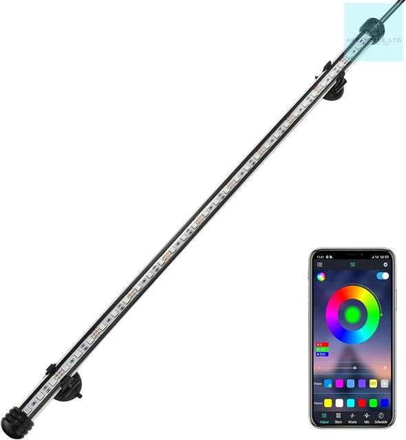 GreenSun LED Lighting Aquarium Light, LED Fish Tank Lights Waterproof with APP