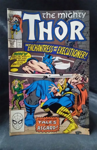 Mighty Thor #403 1989 Marvel Comics Comic Book