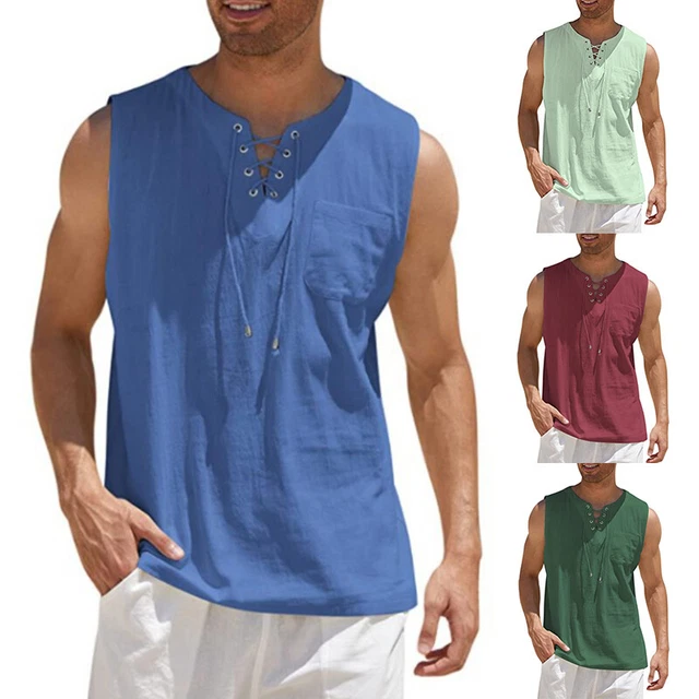 Gilet da Uomo T-Shirt Canotta Top Estivo Formazione Palestra Muscoli M-3XL  ☽