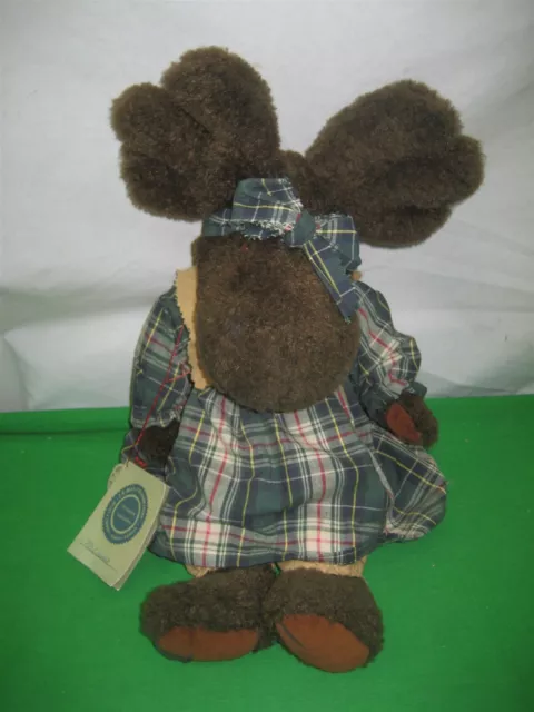 Plush Brown 14in Moose Boyds Bears Bearwear Collectables J. B. Bean & Assoc