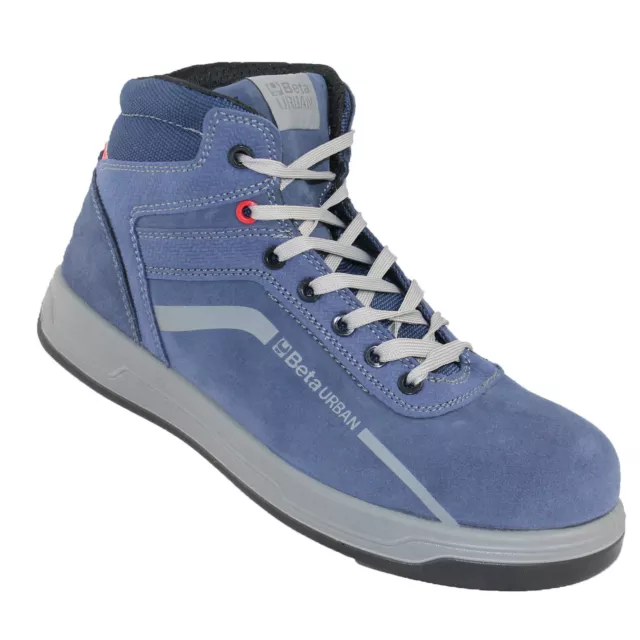 Beta Urban Ascari Sneaker Blu S3 Alto Scarpe da Lavoro Lagerschuh di Sicurezza