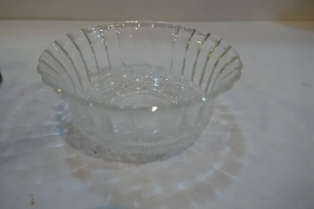 Vintage  Very Fine Cut 4" Crystal Serving Dish New in Box
