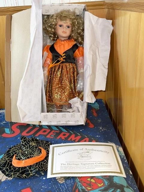 Wendy Witch Heritage Signature Collection Ceramic Doll Halloween NIB