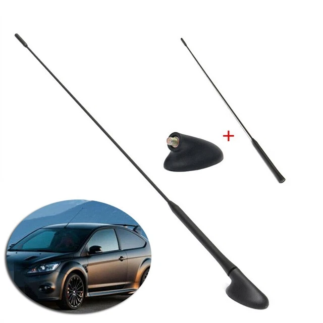 Antenna A Proiettile 50 Cal In Lega Di Alluminio T6061 Per Veicoli - Kit Di Sostituzione Plug-and-Play Per F150 (Nero/Rosso) - 3