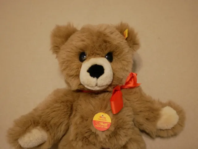 Steiff Molly Teddy Bär Teddybär mit Knopf Schild Fahne 019661 SE5 - 34 cm - TOP 2