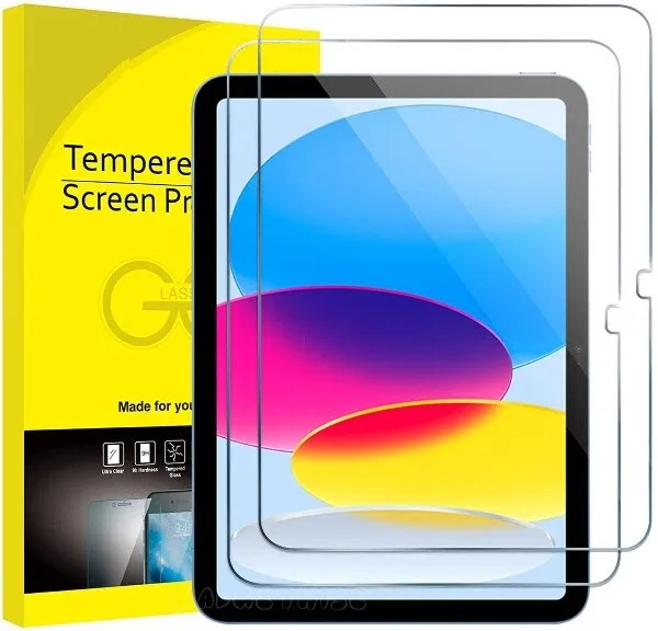 Tempered Glass For iPad 10th 9th 8th 7th 6th 5th 4th Generation Screen Protector