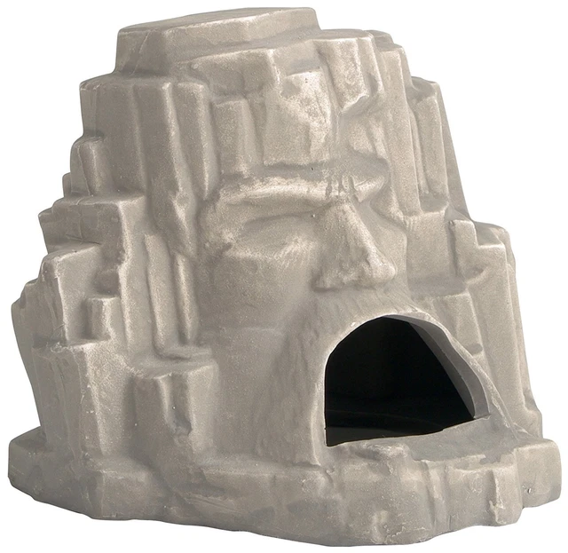 MARINA Ceramic Mountain Man Aquarium Ornament Limestone  #12166