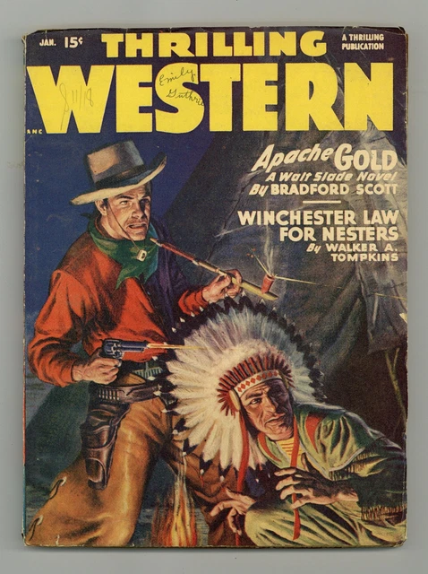 Thrilling Western Pulp Jan 1948 Vol. 44 #1 VG/FN 5.0