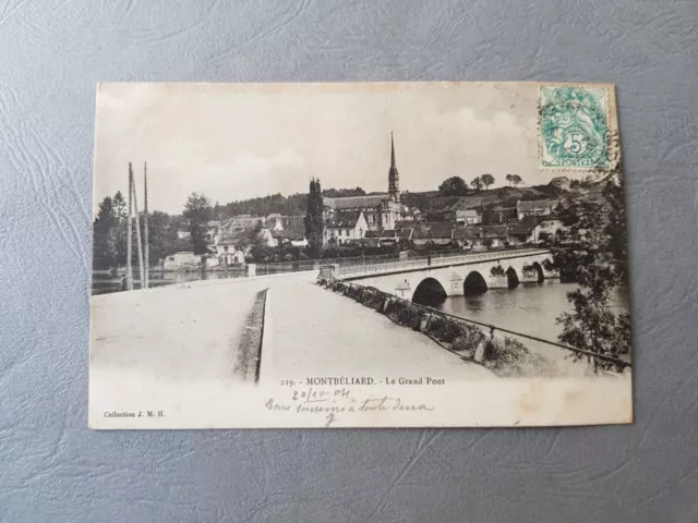 CPA / Carte postale ancienne - MONTBELIARD - Le Grand Pont (25)