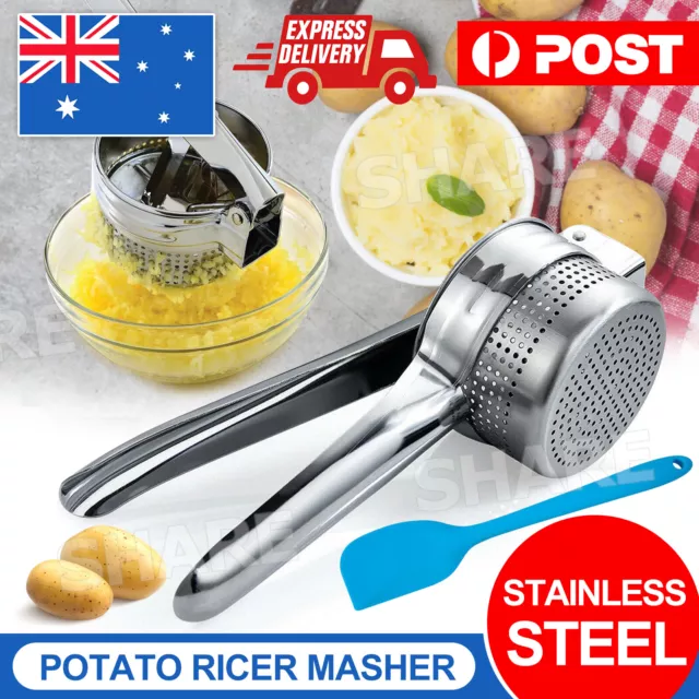 Stainless Steel POTATO RICER MASHER Fruit Vegetable Press Potatoe Gnocchi Press