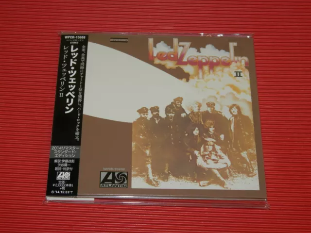 4Bt 2014 Remaster Led Zeppelin  Ii   Japan Digi Sleeve Cd