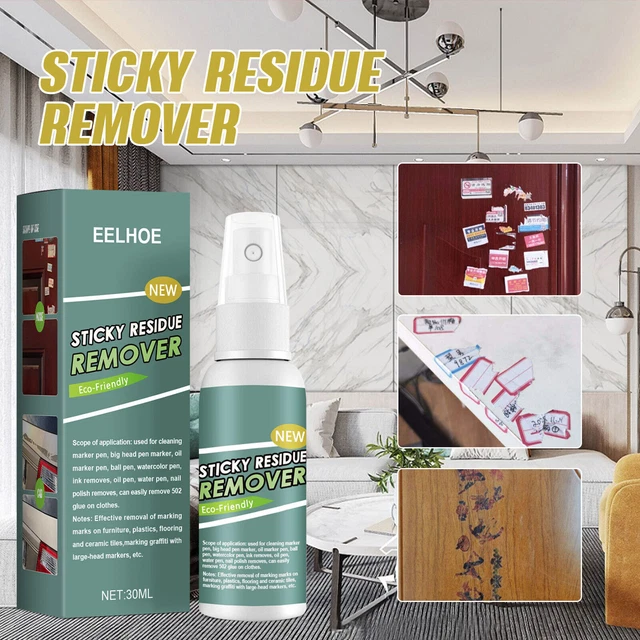 30ml Sticker Remover Sticky Residue Glue Removal Car Glass Label Cleaner-Spray
