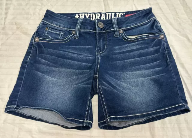 Hydraulic Lola Curvy Womens Jeans Shorts Size 3/4