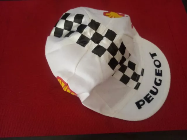 casquette  de l' équipe PRO  "PEUGEOT SHELL"  taille 58/59 (NOS de stock)