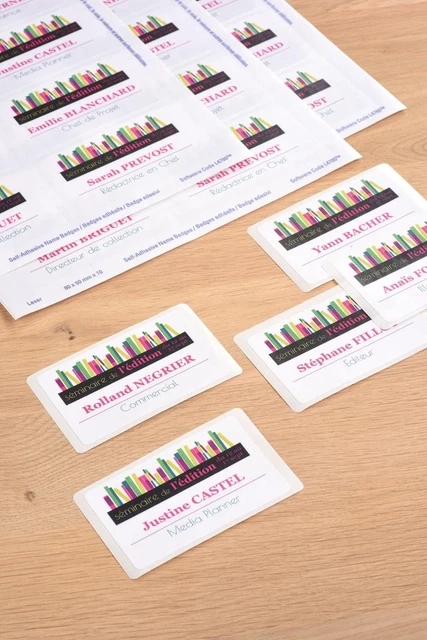 AVERY SELF-ADHESIVE REPOSITIONABLE Name Badge Labels, 10 Labels Per A4 ...