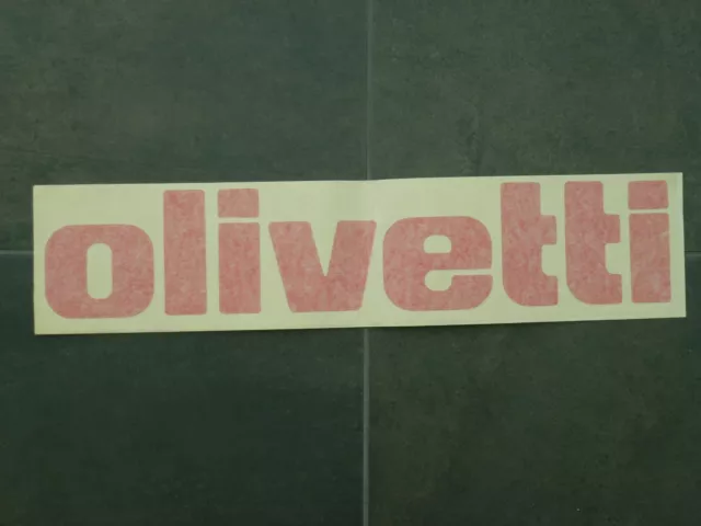 sticker autocollant olivetti pour voiture