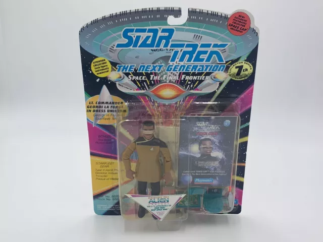 Playmates, Star Trek The Next Generation Lt Commander Geordi La Forge Space Cap