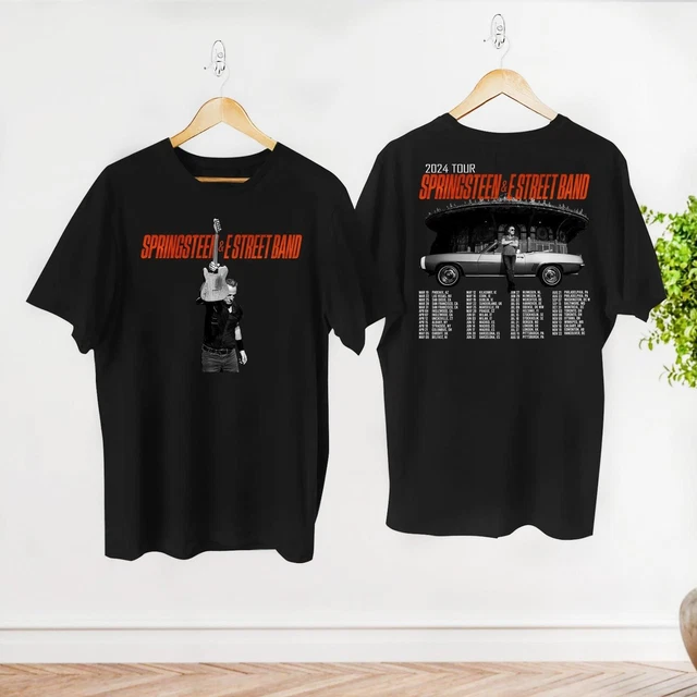 BRUCE SPRINGSTEEN 2024 Tour Shirt E Street Band And Bruce Springsteen