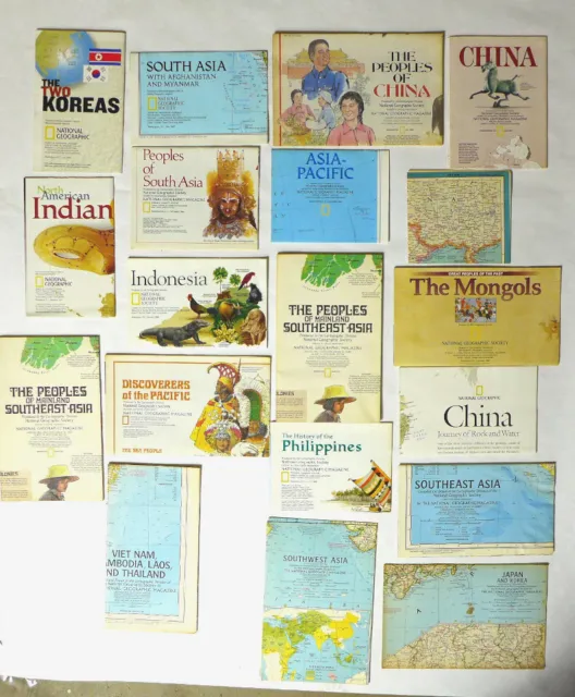 National Geographic – Asia Maps Lot