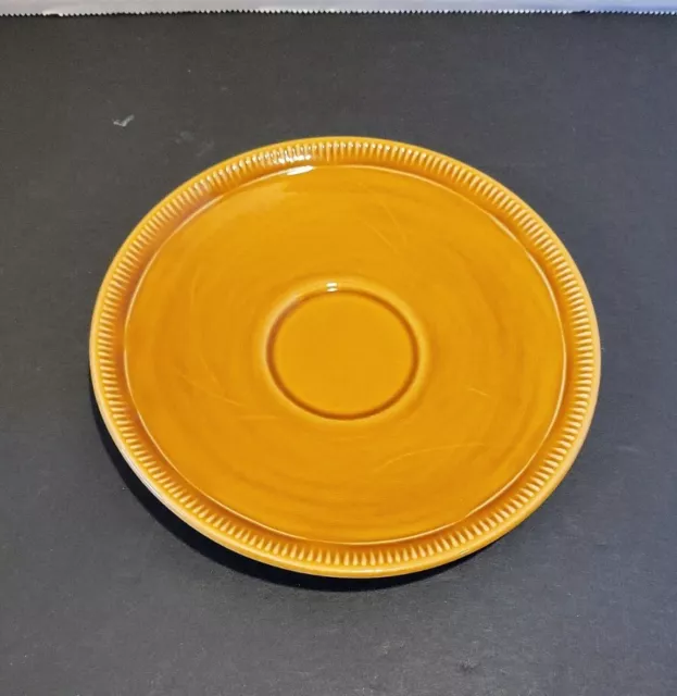 VTG Franciscan Wheat Golden Brown Saucer, NO cup ~ MCM