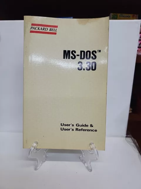 Packard Bell MS-DOS 3.30 User's Guide & Reference 1987 Microsoft 102021WEEB
