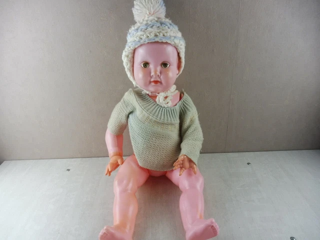 PAR AMOUR DES POUPEES :: BAIGNEUR SOURIANT CELLULO, 60CM, MARECHAL