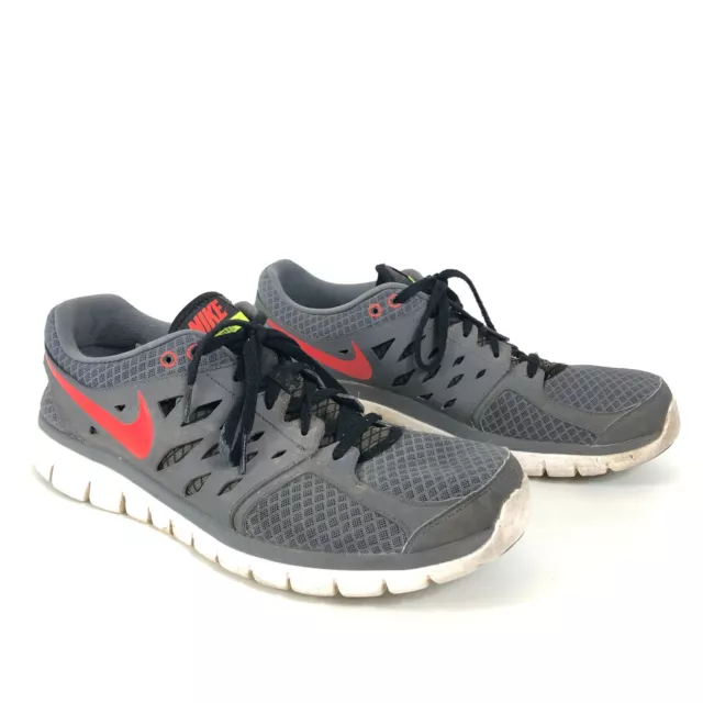 NIKE FLEX 2013 Run Size 13 Training Shoes Gray Red $37.36 - PicClick