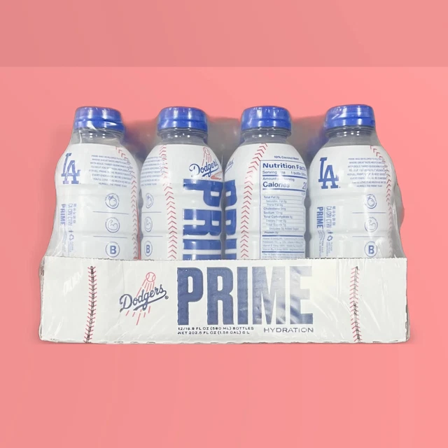 PRIME HYDRATION LA Dodgers 12 Pack LA by KSI & Logan Paul 🇺🇸 USA Import