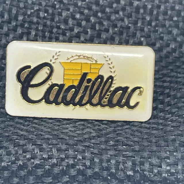 Cadillac Enamel Logo Gm Automotive Hat Pin Lapel Pin Push Back Pin